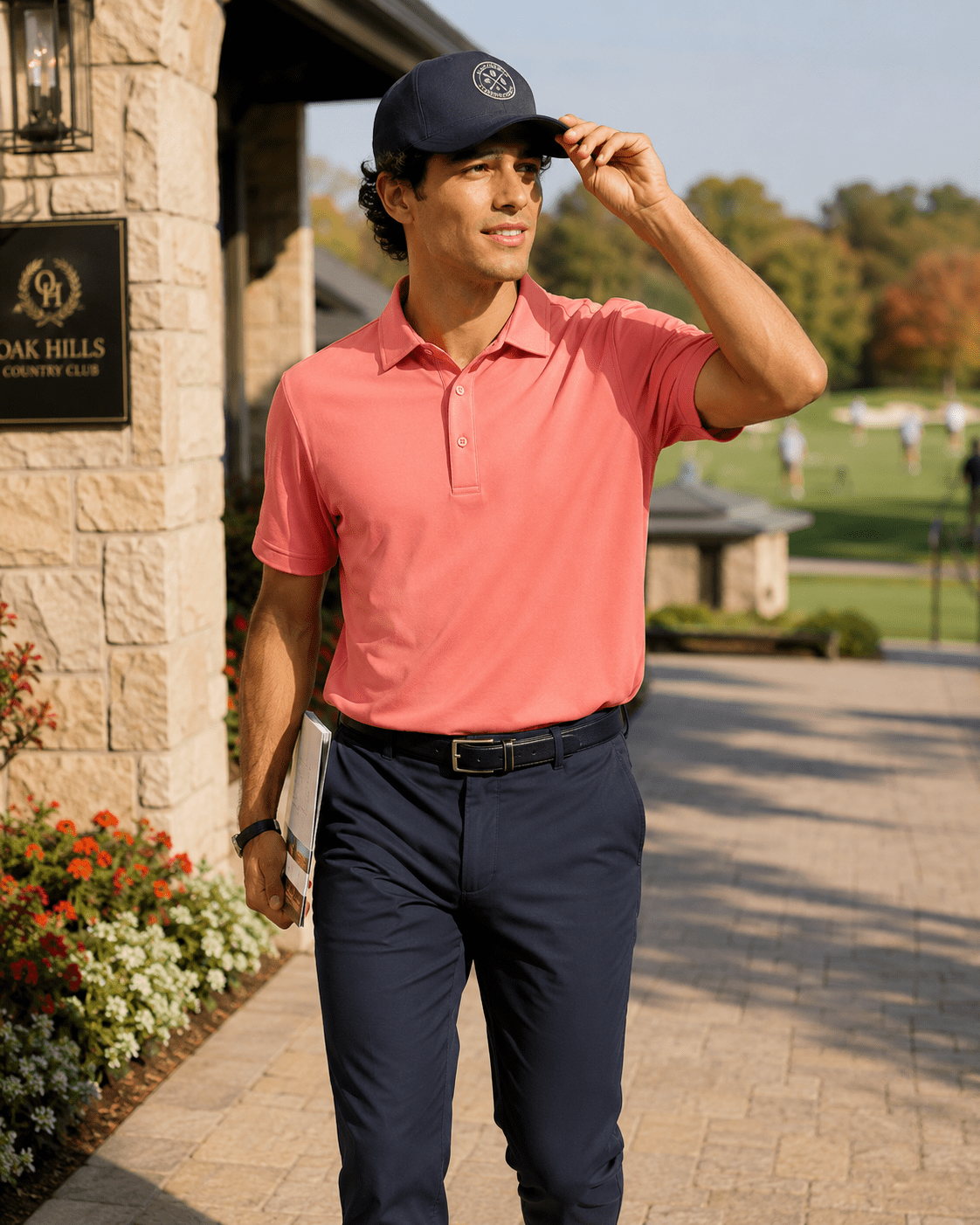 Solid Performance Golf Polo - F/X Fusion Golf - Golf - Coral - M