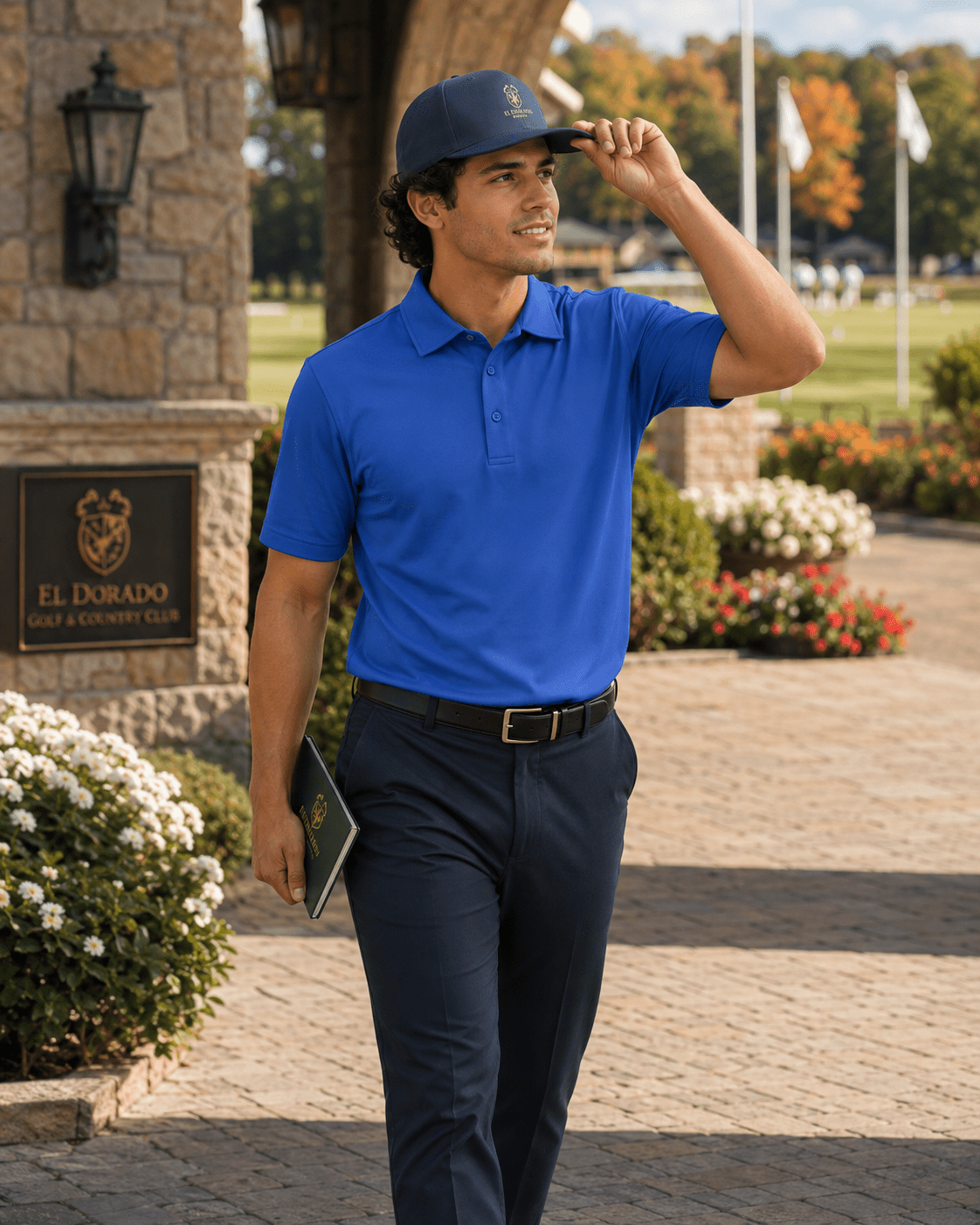 Solid Performance Golf Polo - F/X Fusion Golf - Golf - Royal - M