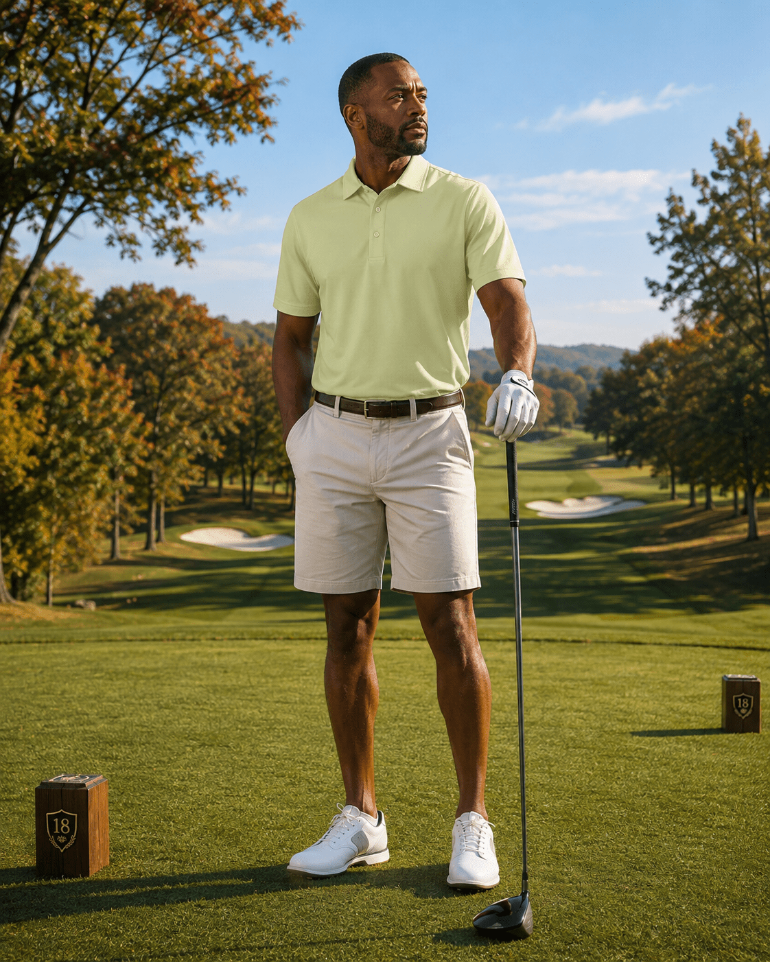Solid Performance Golf Polo - F/X Fusion Golf - Golf - Celery - M
