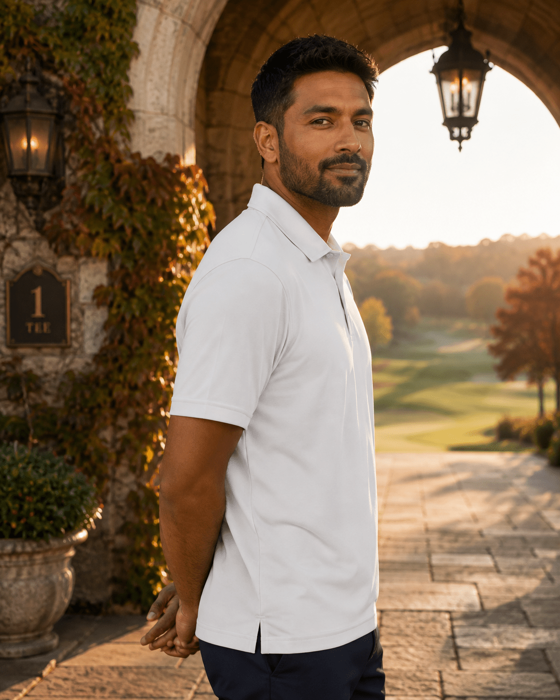 Solid Performance Golf Polo - F/X Fusion Golf - Golf - White - M