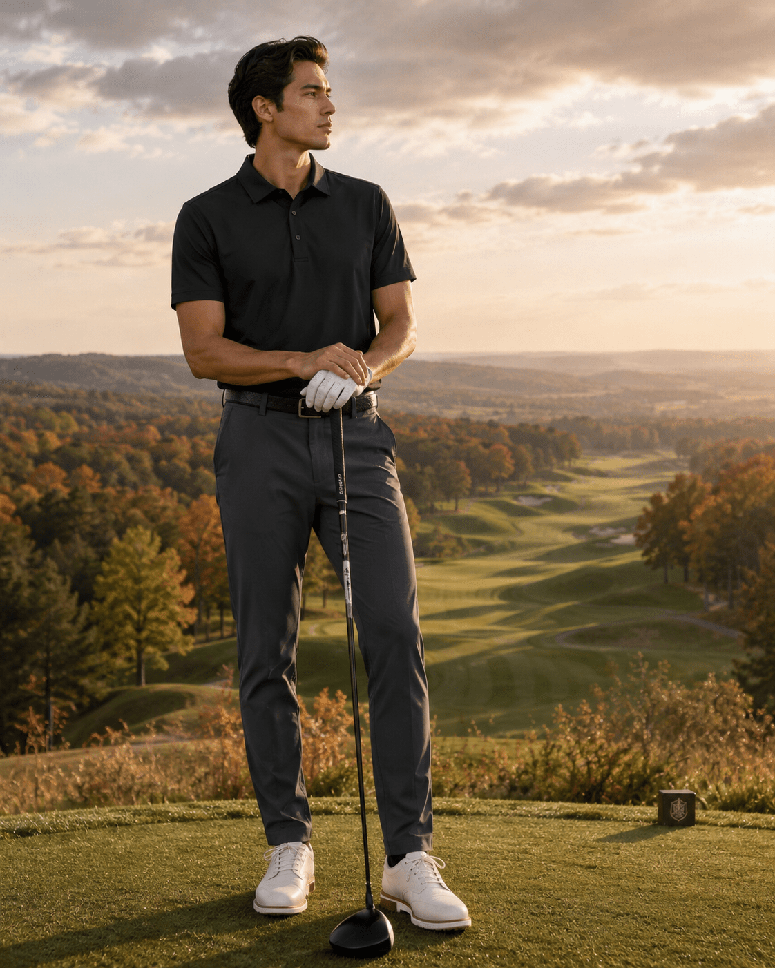 Solid Performance Golf Polo - F/X Fusion Golf - Golf - Black - M