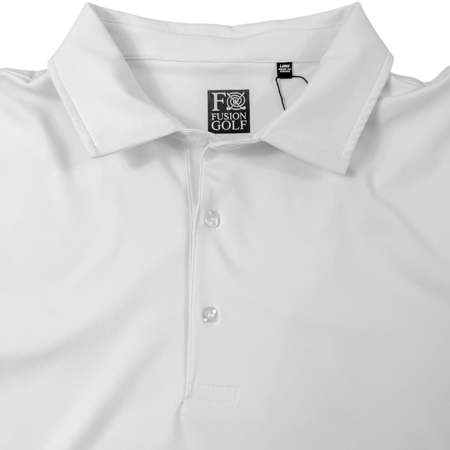 Solid Performance Golf Polo - F/X Fusion Golf - Polo - White