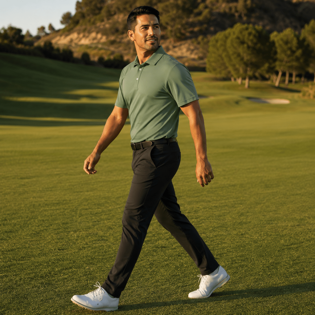 Solid Performance Golf Polo - F/X Fusion Golf - Polo - Olive