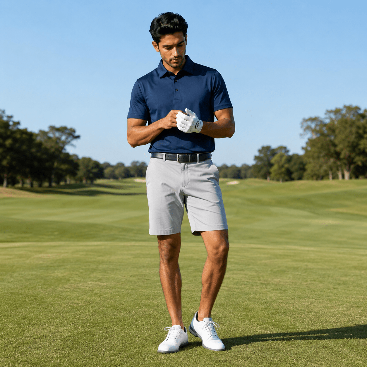 Solid Performance Golf Polo - F/X Fusion Golf - Polo - Navy