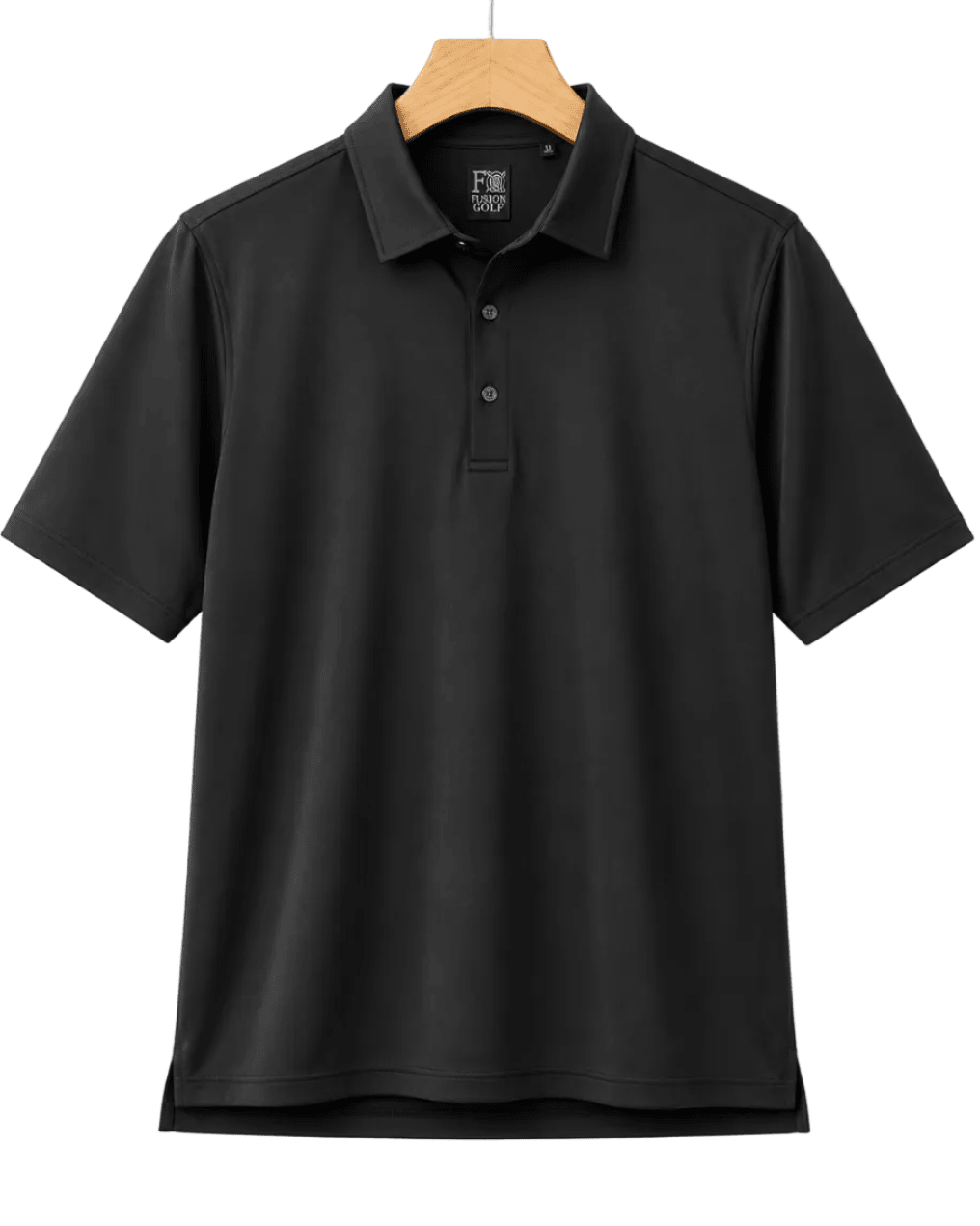 Solid Performance Golf Polo - F/X Fusion Golf - Polo - Black