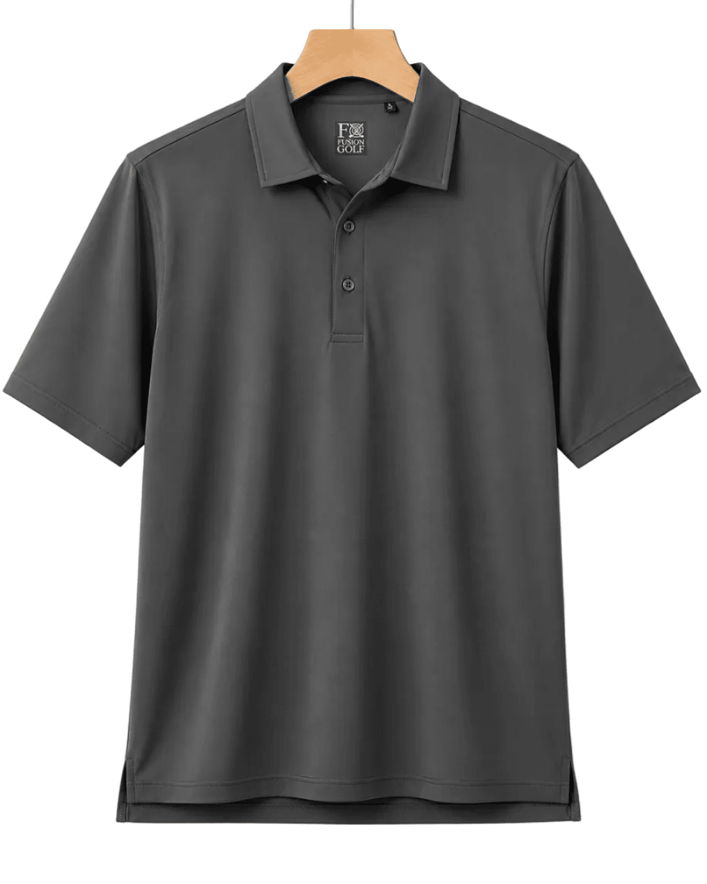 Solid Performance Golf Polo - F/X Fusion Golf - Polo - Charcoal