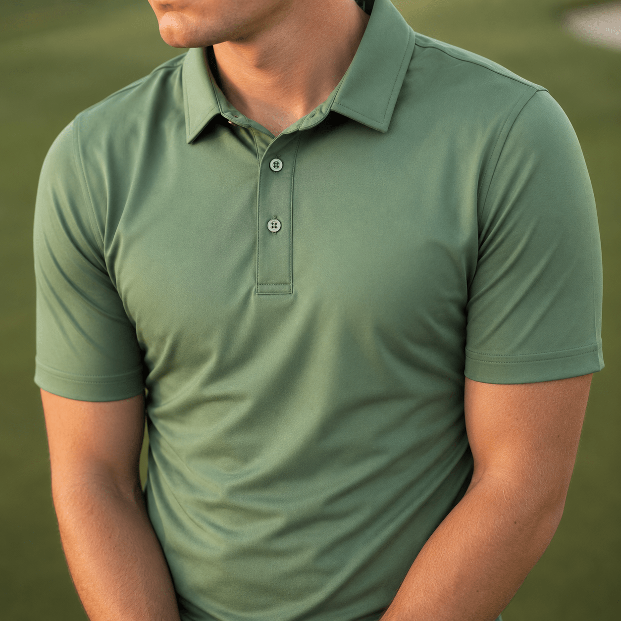 Solid Performance Golf Polo - F/X Fusion Golf - Polo - Olive