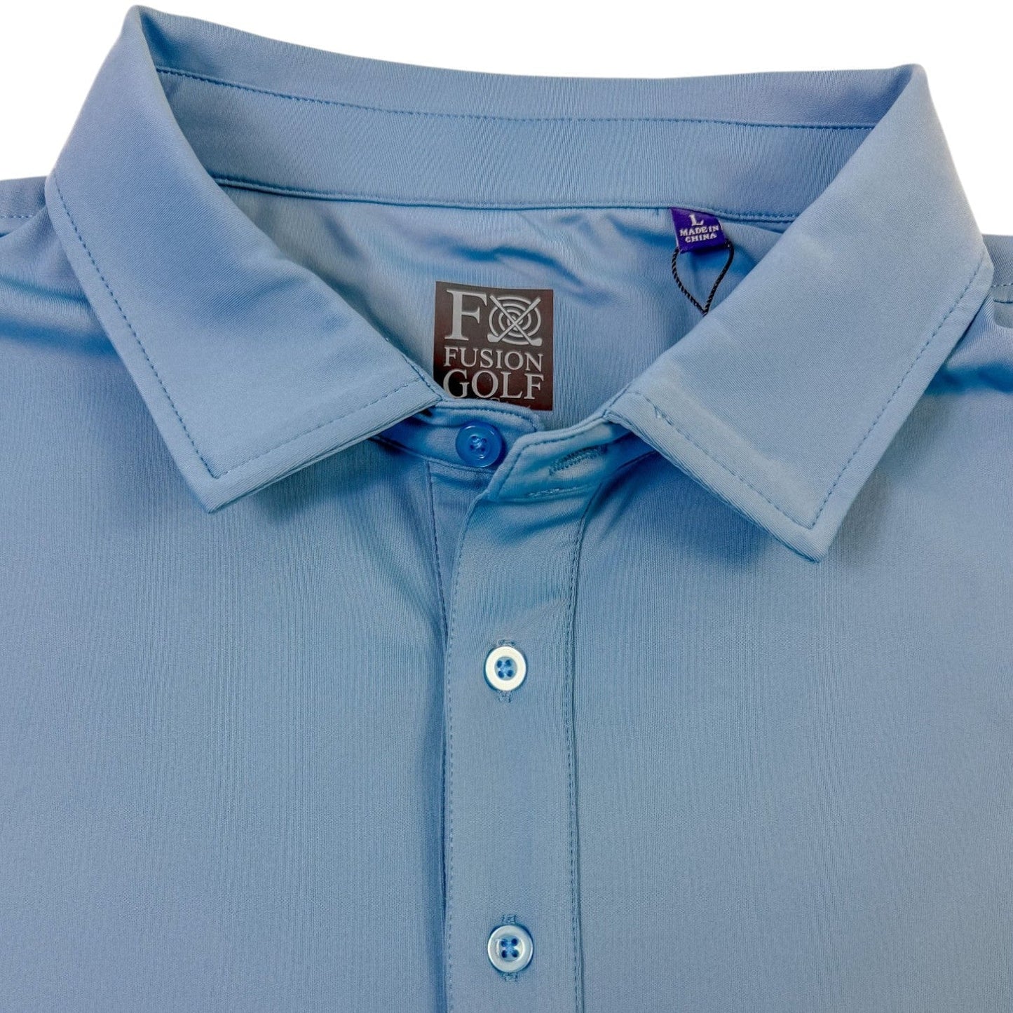 Solid Performance Golf Polo - F/X Fusion Golf - Polo - Blue