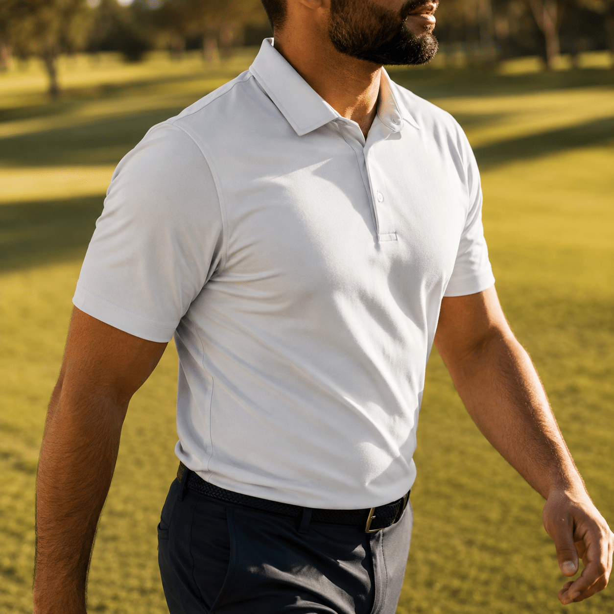 Solid Performance Golf Polo - F/X Fusion Golf - Polo - White