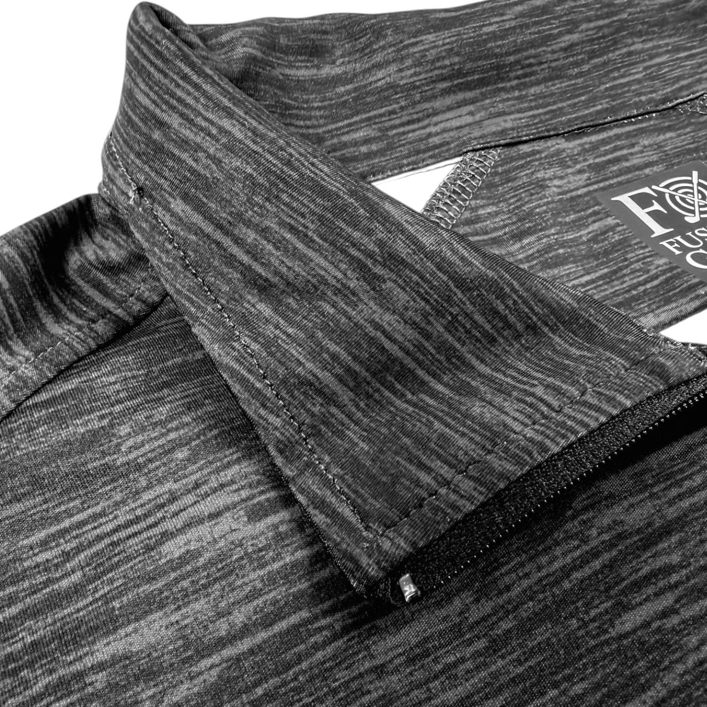Space Dye 1/4 Zip Golf Pullover - F/X Fusion Golf - Quarter Zip - Charcoal