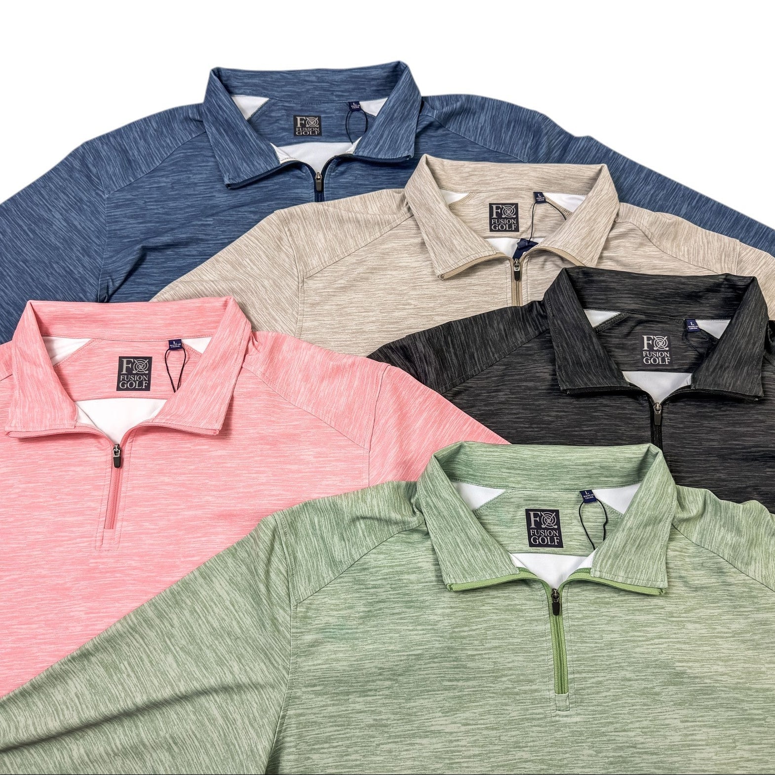 Space Dye Men's 1/4 Zip Golf Pullover | F/X Fusion Golf