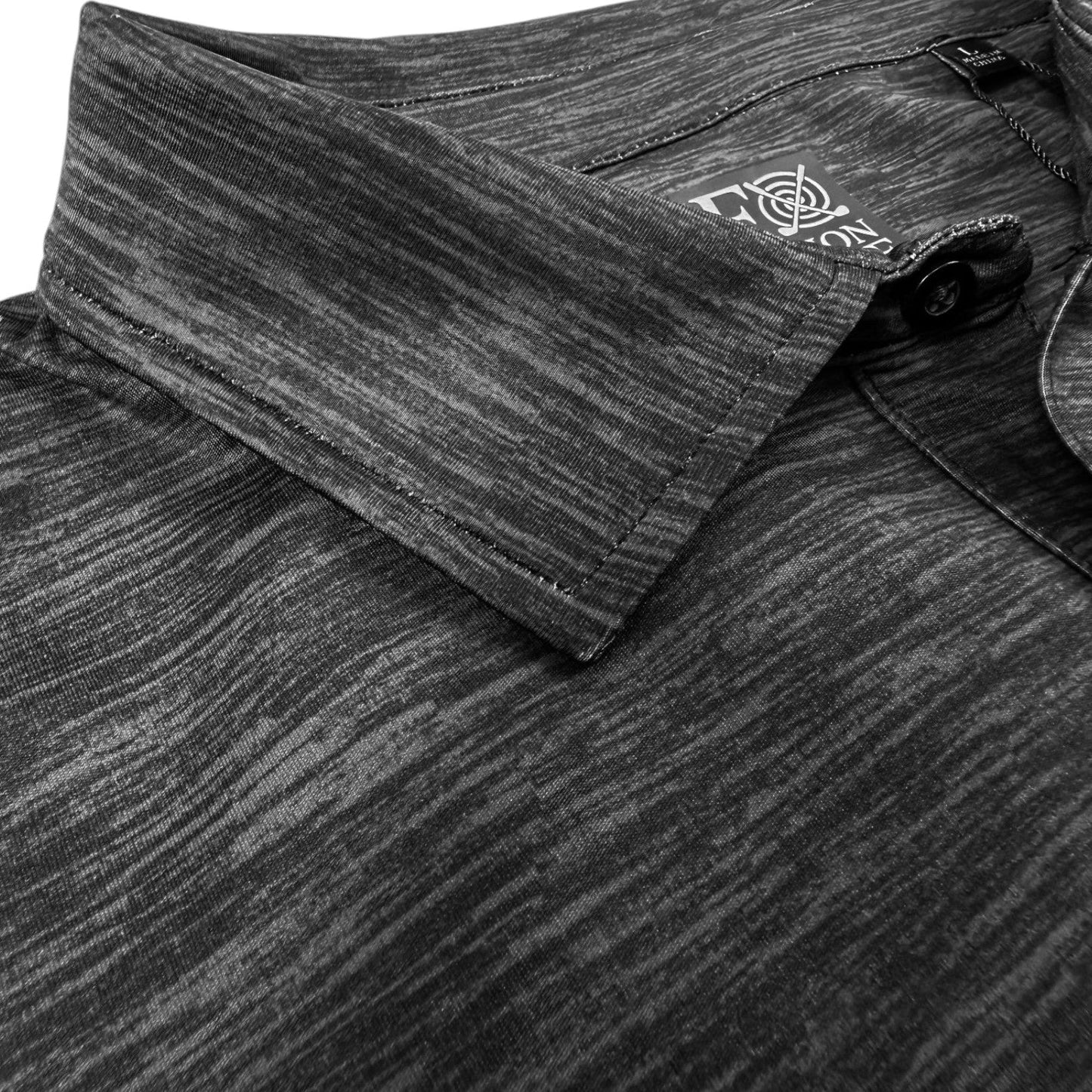 Space Dye Performance Golf Polo - F/X Fusion Golf - Polo - Charcoal