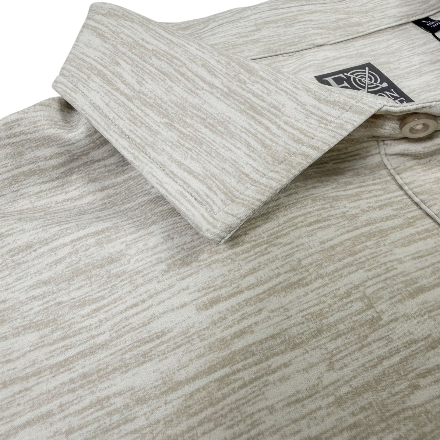 Space Dye Performance Golf Polo - F/X Fusion Golf - Polo - Tan
