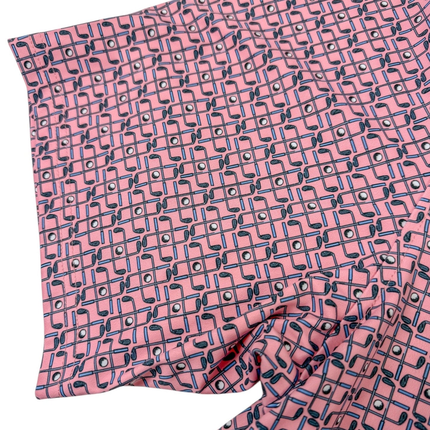 Tic Tac Toe Performance Golf Polo - F/X Fusion Golf - Polo - Coral