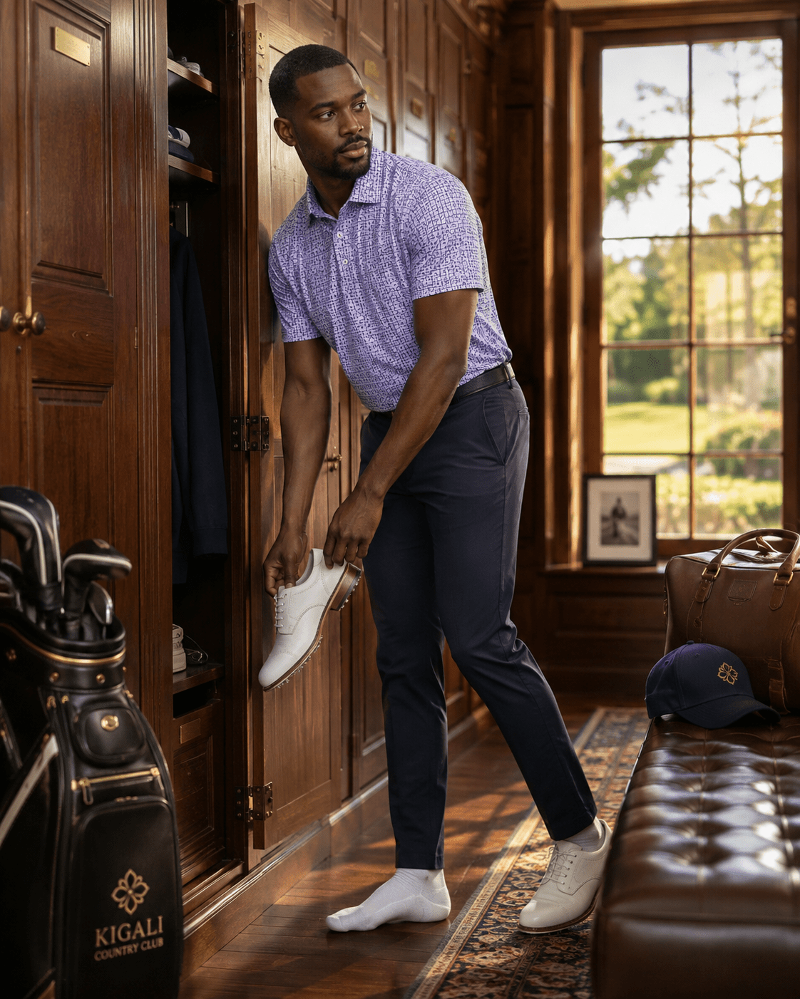 Tic Tac Toe Performance Golf Polo - F/X Fusion Golf - Polo - Pink - M