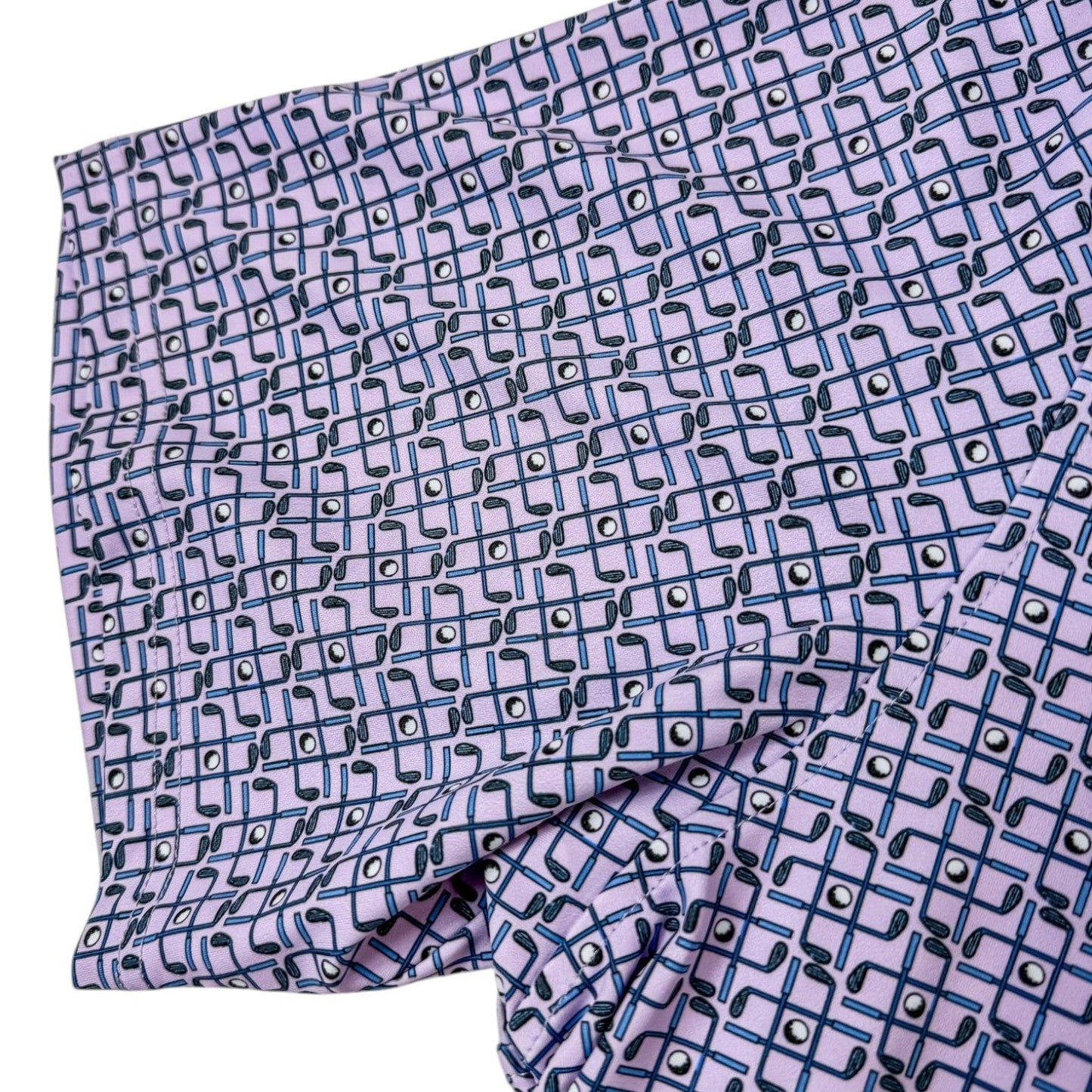 Tic Tac Toe Performance Golf Polo - F/X Fusion Golf - Polo - Pink