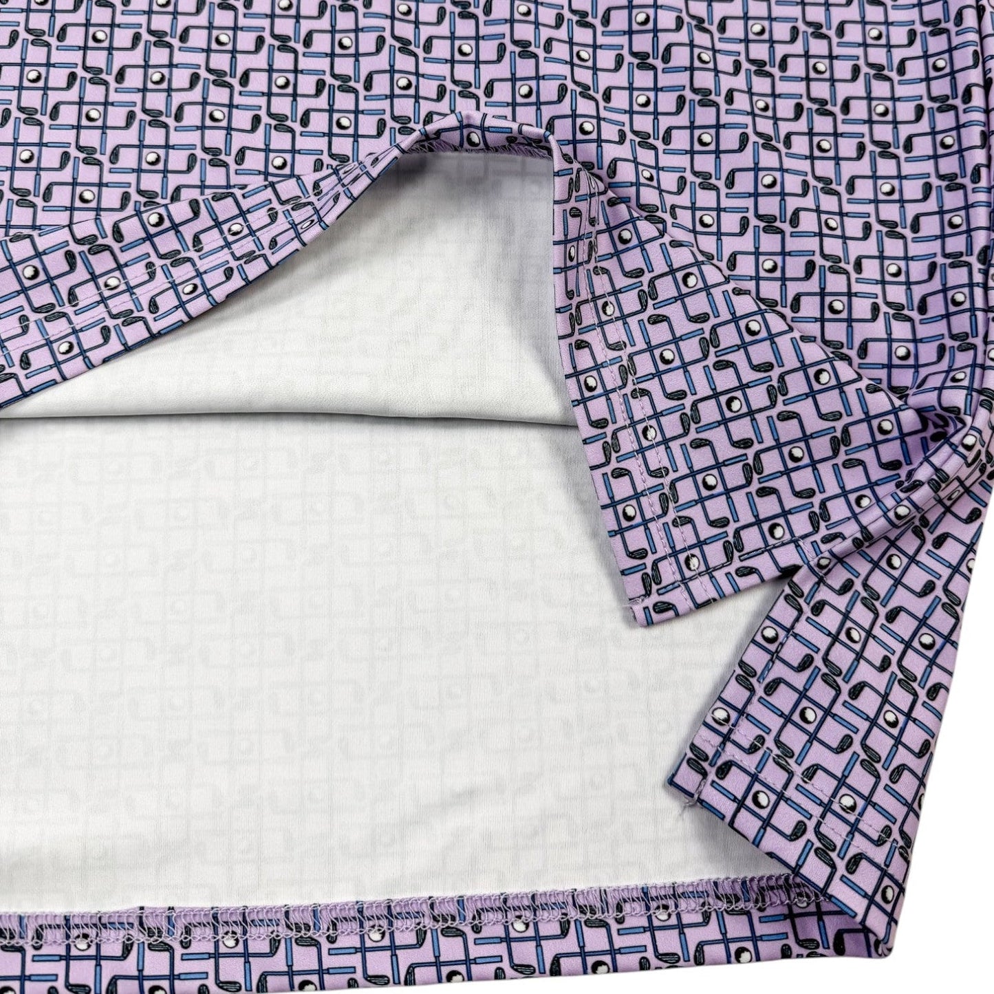 Tic Tac Toe Performance Golf Polo - F/X Fusion Golf - Polo - Pink