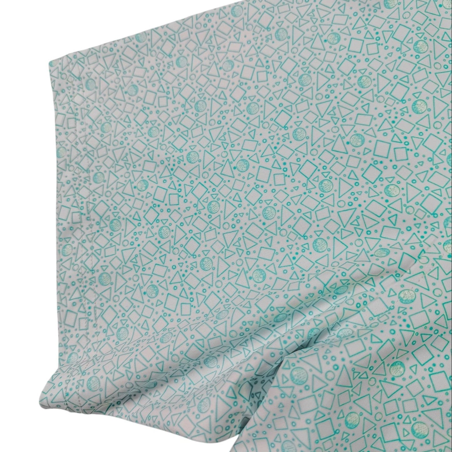 Tossed Geos Performance Golf Polo - F/X Fusion Golf - Polo - Teal