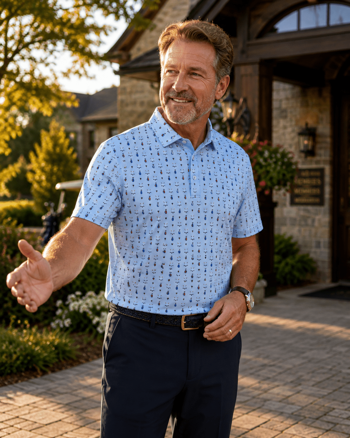 Who’s Bag Performance Golf Polo - F/X Fusion Golf - Polo - Blue - M