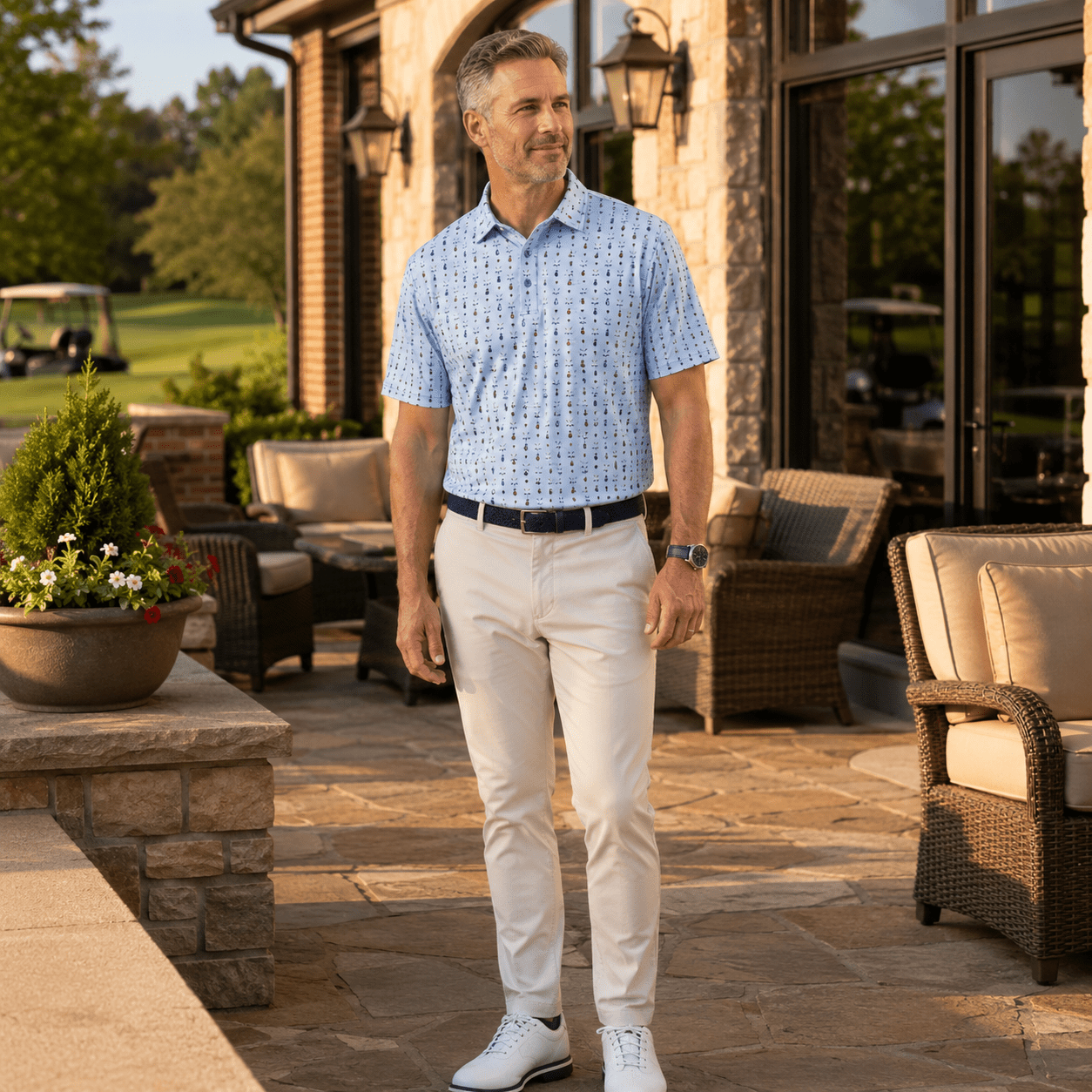 Who’s Bag Performance Golf Polo - F/X Fusion Golf - Polo - Blue