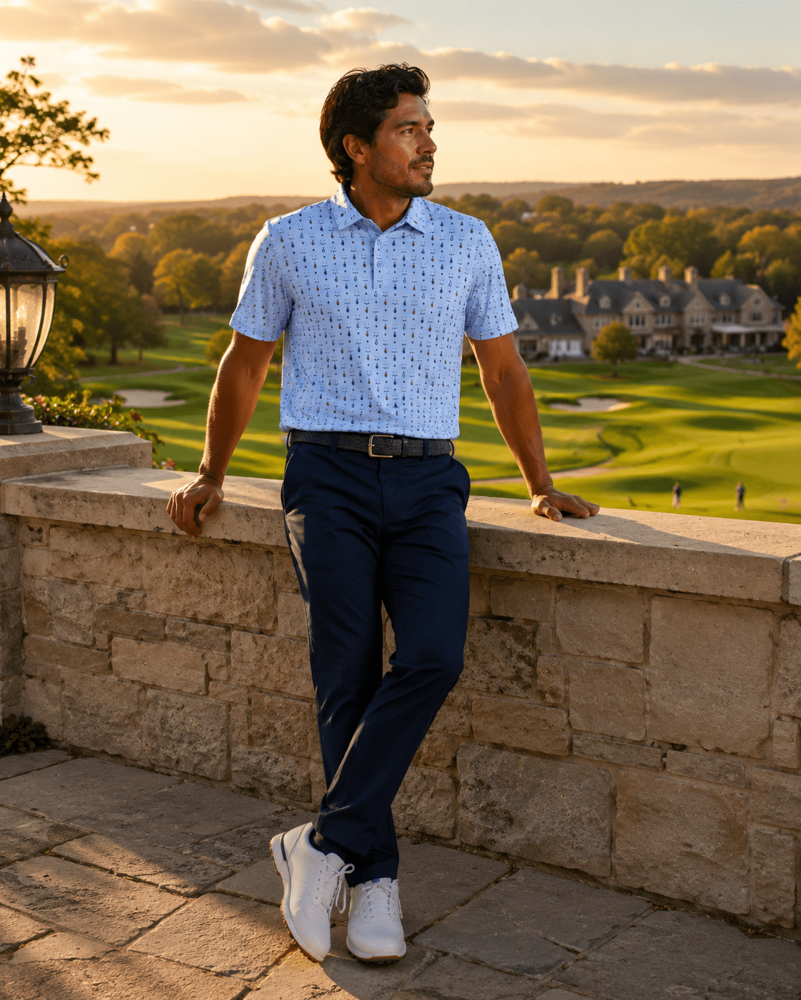 Who’s Bag Performance Golf Polo - F/X Fusion Golf - Polo - Blue - M