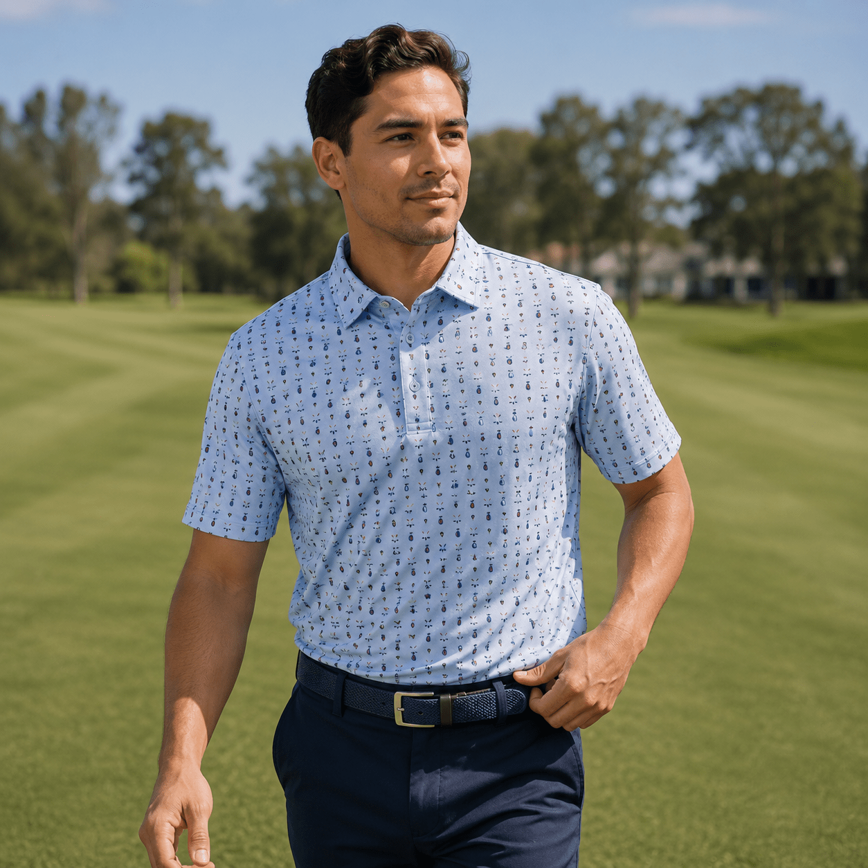 Who’s Bag Performance Golf Polo - F/X Fusion Golf - Polo - White