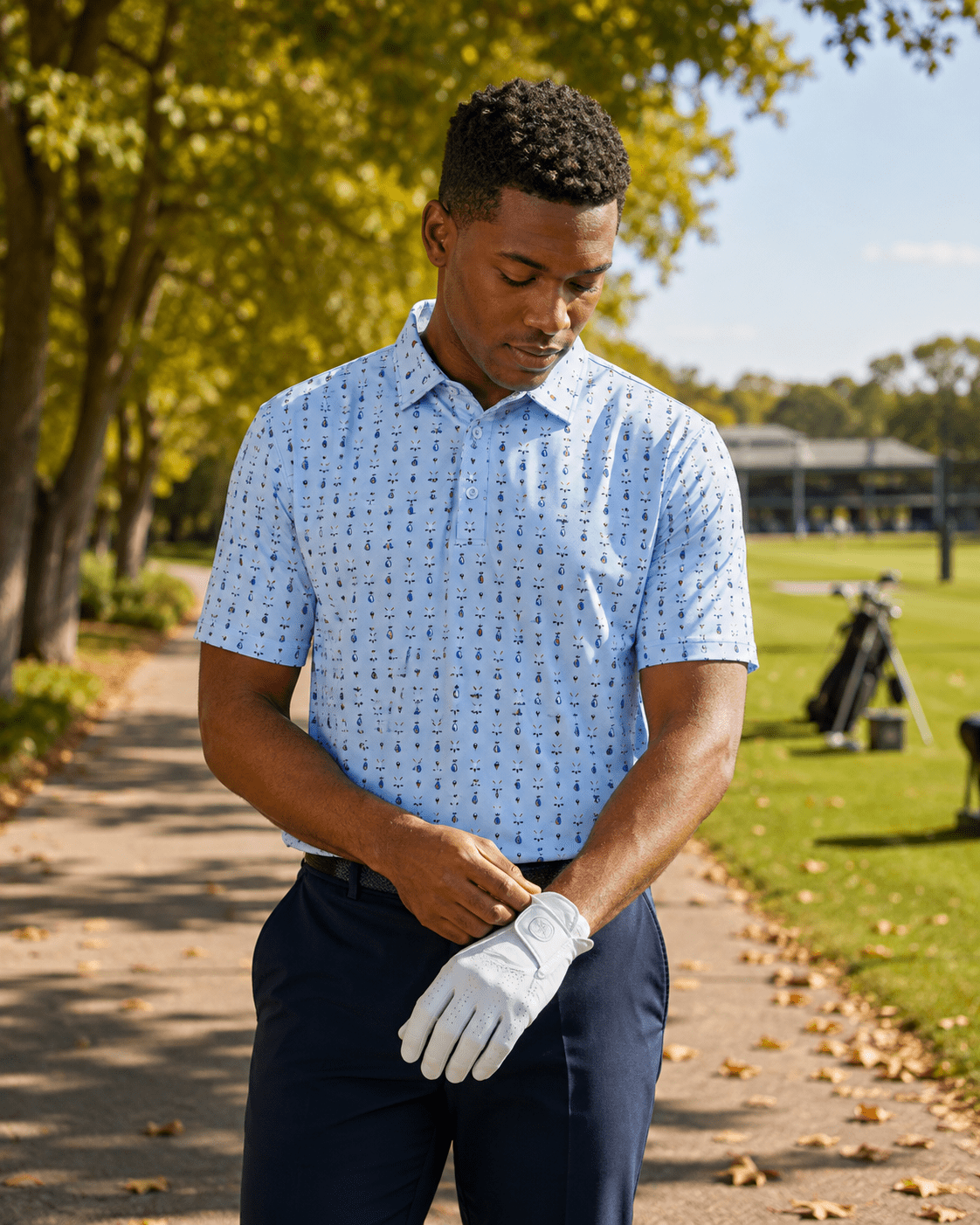Who’s Bag Performance Golf Polo - F/X Fusion Golf - Polo - Blue - M