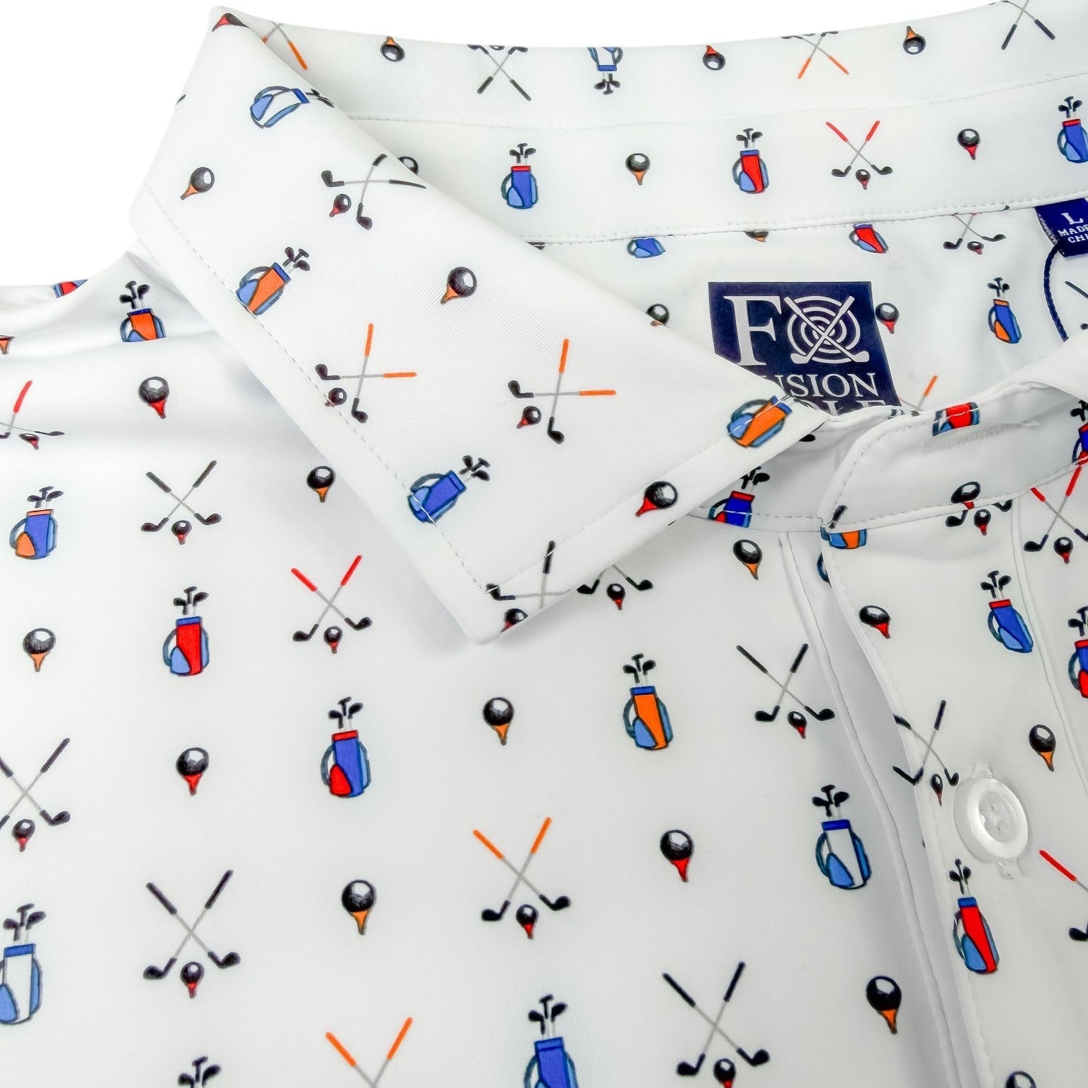 Who’s Bag Performance Golf Polo - F/X Fusion Golf - Polo - White