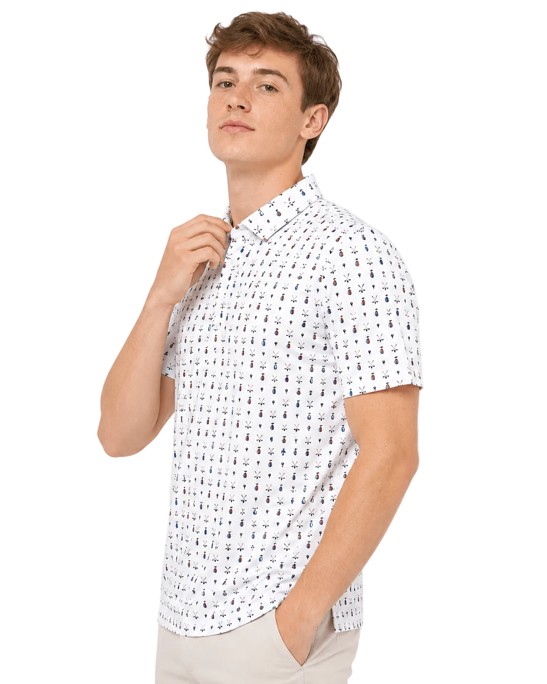 Who’s Bag Performance Golf Polo - F/X Fusion Golf - Polo - White